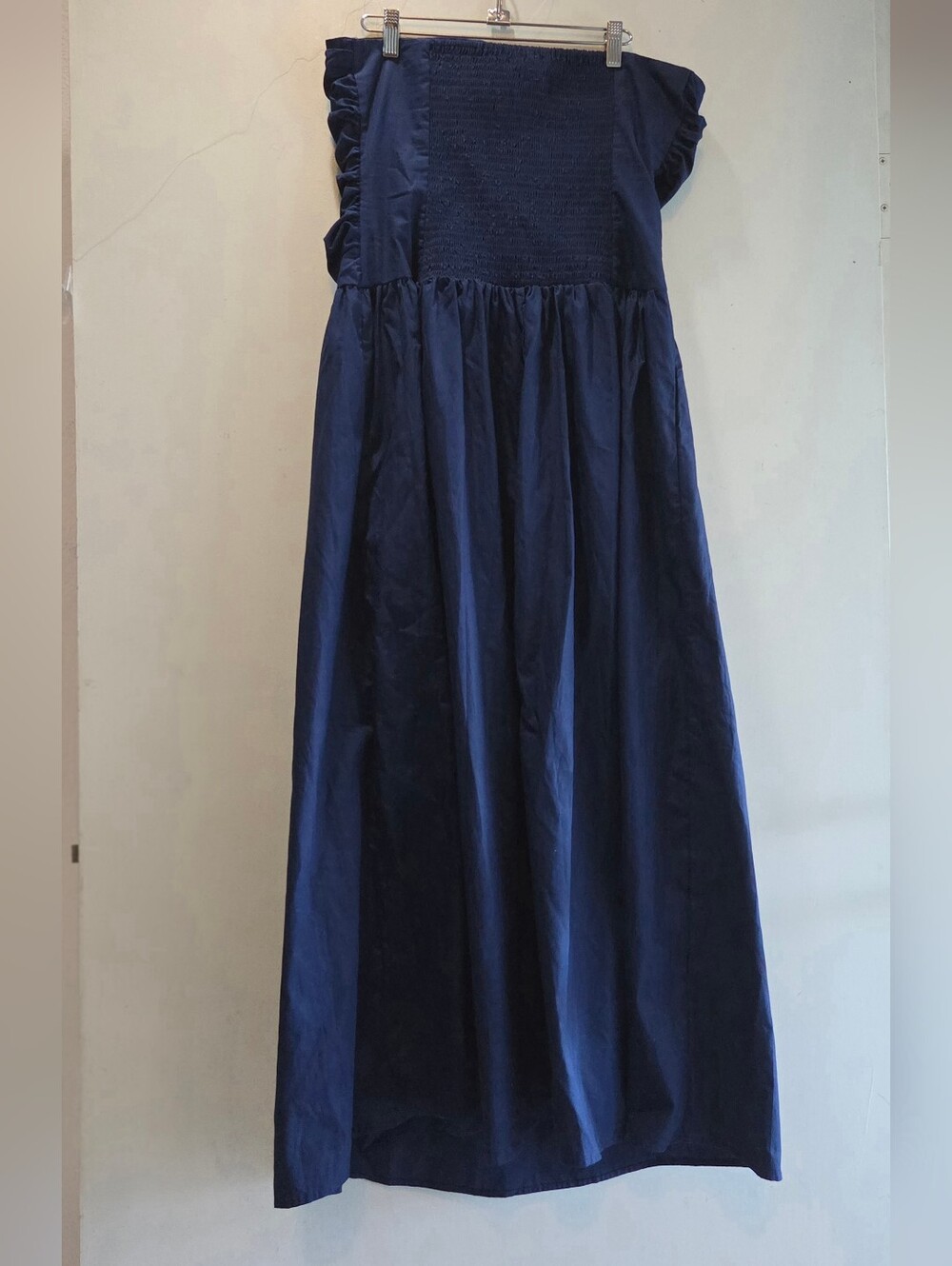 Band Of The Free Strapless Navy XL NWT Midi Dress - Picture 4 of 15